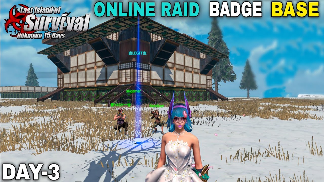 ONLINE RAID BADGE BASE | LAST DAY RULES SURVIVAL GAMEPLAY 