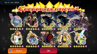 KHUx English Version: Kairi EX 5 Pull Attempts, quest for jewels, and 1 final pull