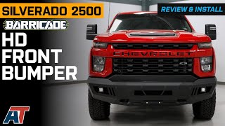 2020-2023 Silverado 2500 Barricade Extreme HD Front Bumper with LED Fog Lights Review & Install