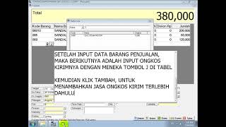 142. CARA MENAMBAHKAN ONGKOS KIRIM PADA MINI MARKET SOFTWARE KOPERASI 3IN1 screenshot 3