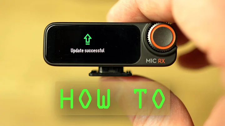 How to ✅ FIRMWARE UPDATE DJI MIC 2 🔴 COMPLETE Update Process Guide 👈❗