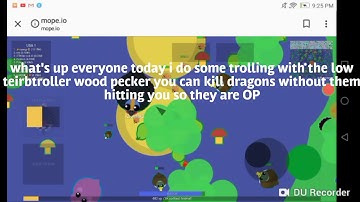 NEW OP TROLLING ANIMAL WOODPECKER - Mope.io