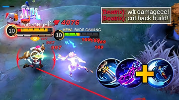 TRY THIS WANWAN FULL CRIT BUILD ( Auto Win! ) | TOP SUPREME WANWAN | MLBB