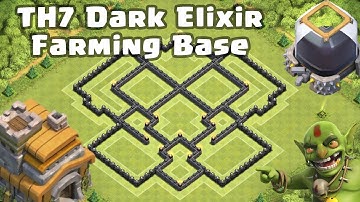 Clash of Clans - TH7 Dark Elixir-Farming Base