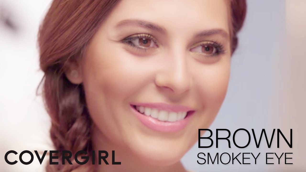 Brown Smokey Eye & Flawless Skin: Makeup Tips with Sona Gasparian | COVERGIRL smokey eyes with gold