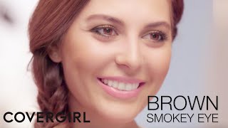 Brown Smokey Eye  Flawless Skin Makeup Tips With Sona Gasparian  Covergirl