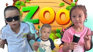 картинка: ZOO | АЛМАТЫ ЗООПАРКІ. |🐘| МЕН |🦏| БІРІНШІ РЕТ КӨРДІК 😱🤩👏🏻🐻‍❄️🐰🦊🐼🙊🐸