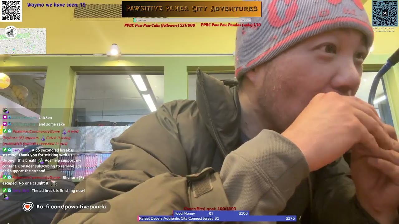 Eating at On the Bridge at Japantown mall in San Francisco