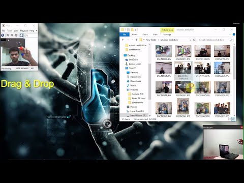 Gesture Controlled Laptop Using Image Processing in MATLAB