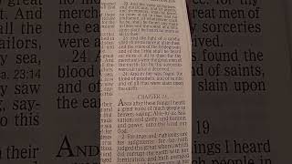 Revelation 18:21-24 KJV