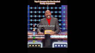 Top 5 Answers for the Craziest Family Arguments😱✨#FamilyFeud #SteveHarvey #GameShowFails