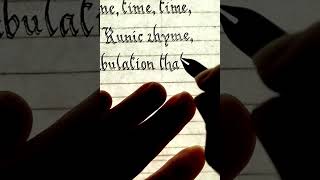 Handwriting E. A. Poe's "The Bells" Part 3