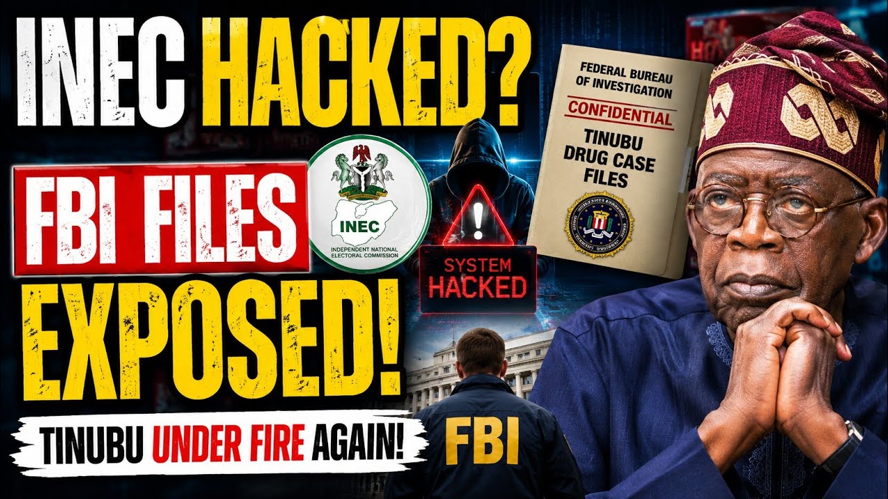 BREAKING: INEC WEBSITE HACKED! FBI Files on Tinubu’s Alleged Drug Case Spark Fresh Questions