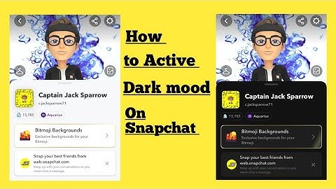 How To Active Dark Mode On Snapchat  Android