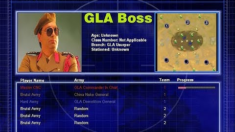 CnC Zero Hour Progen Mod - GLA Boss General