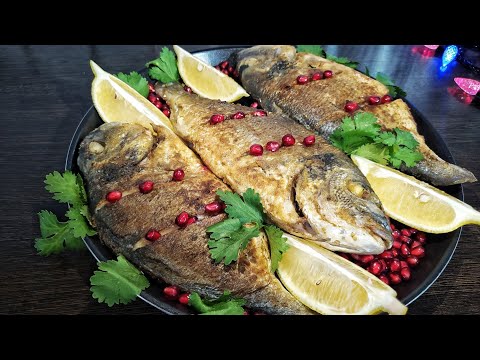 Как приготовить вкуснейшую ДОРАДО! Дорадо жареная на сковороде Զատիկի սեղանի ձուկ #ձևավորում #пасха