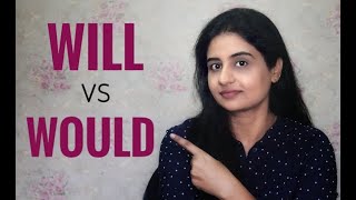 Correct Use of WILL and WOULD | Modal Verbs English Grammar | WILL Vs WOULD explained with examples