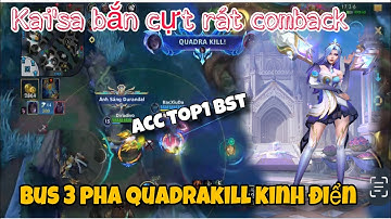 [LMHT: tốc chiến] Kaisa trở lại lụm 3 QUARAKILL  cách chơi hiệu quả 102