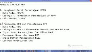 Perekaman Penerbitan KKP di modul PPK