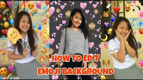 How to edit emoji background on PicsArt | EASY TUTORIAL |