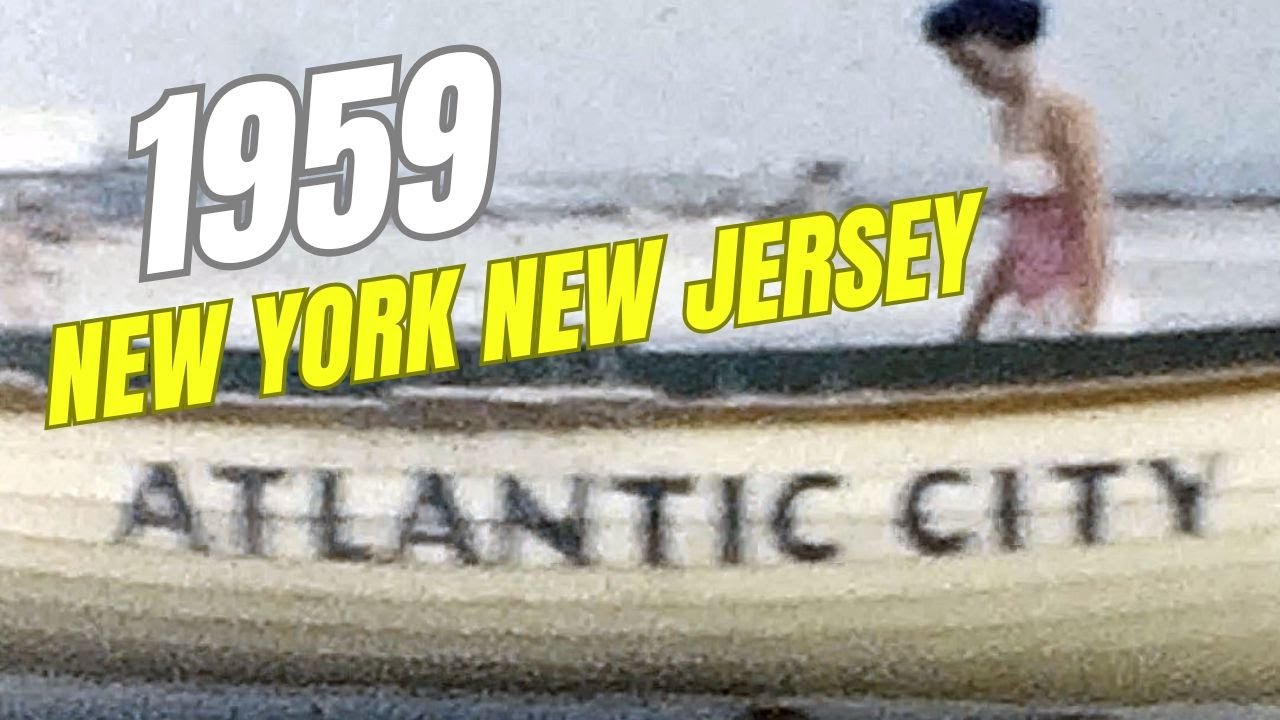 Vintage 1959 Film Steel Pier Atlantic City, Upstate NY Life, & Empire State Building Adventure