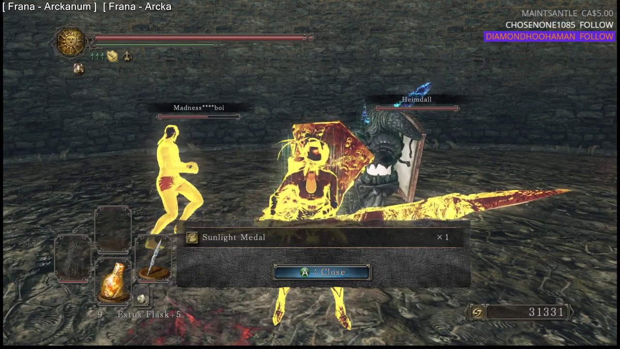 Dark Souls II - NAKED MIKE??? - Mitchfynde Clips