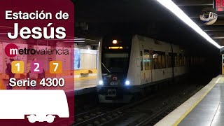 Circulaciones por la estación de Jesús | Metrovalència