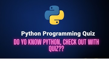 QUIZ| Introduction to python quiz | practice questions | python tutorial for beginners