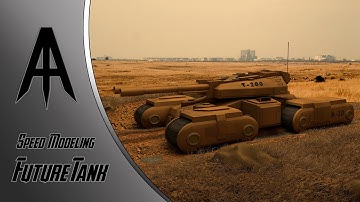 Cinema 4D | Speed Modeling | Future Tank