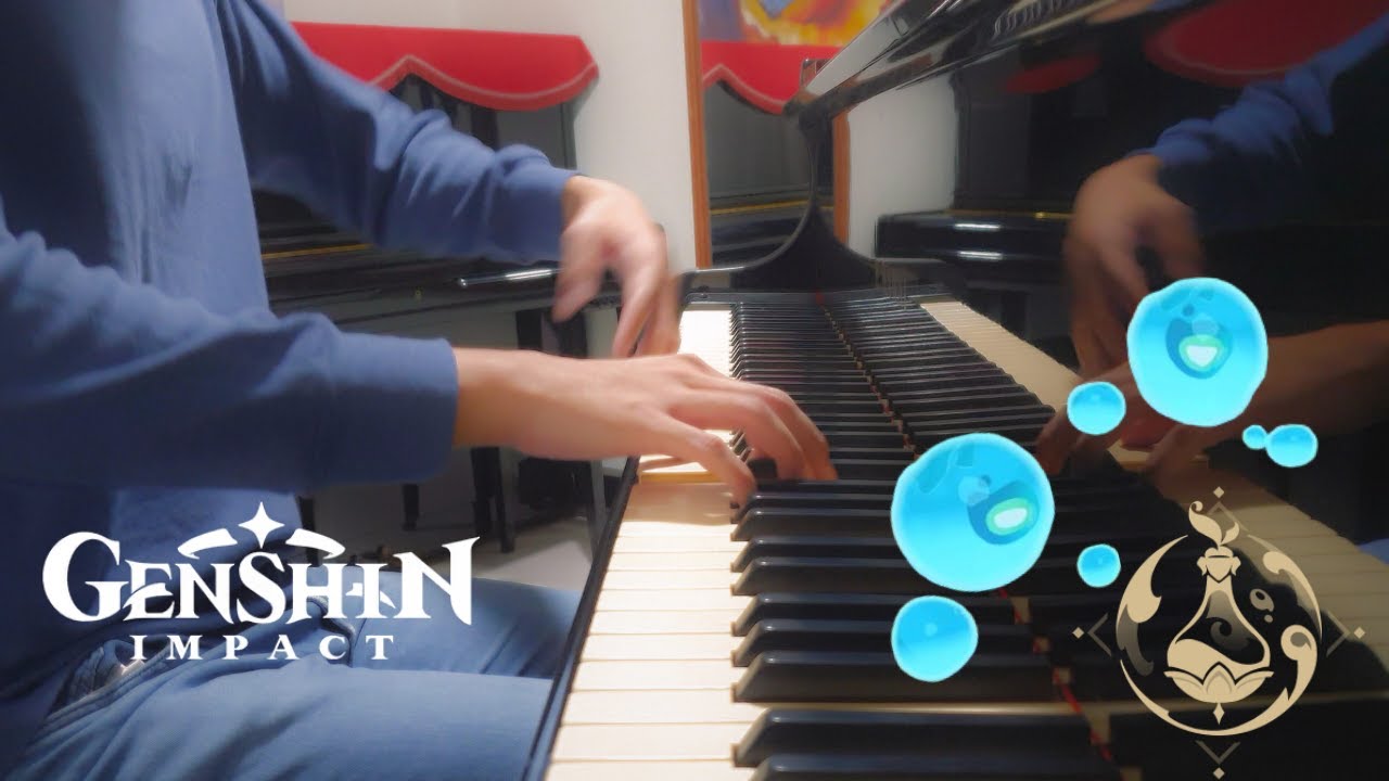 'Dreamlike Reflection' Veluriyam Mirage Calm OST | Genshin Piano + Sheet