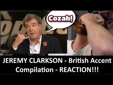 American Reacts JEREMY CLARKSON's British Accents Compilation REACTION