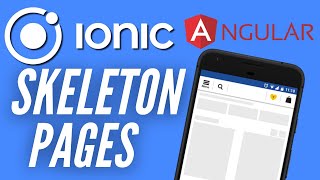 How to create Ghost Elements & Skeleton Pages using ion-skeleton-text in Ionic Framework