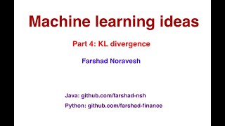 Part 4: KL divergence