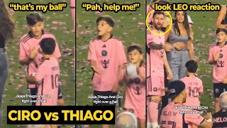 Funny Moments When Messi Was Angry To Ciro After Stealing Thiago Ball Football News Today