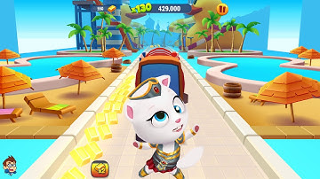 Talking Tom Gold Run Android New Gameplay - Catch the Raccoon - Part 146