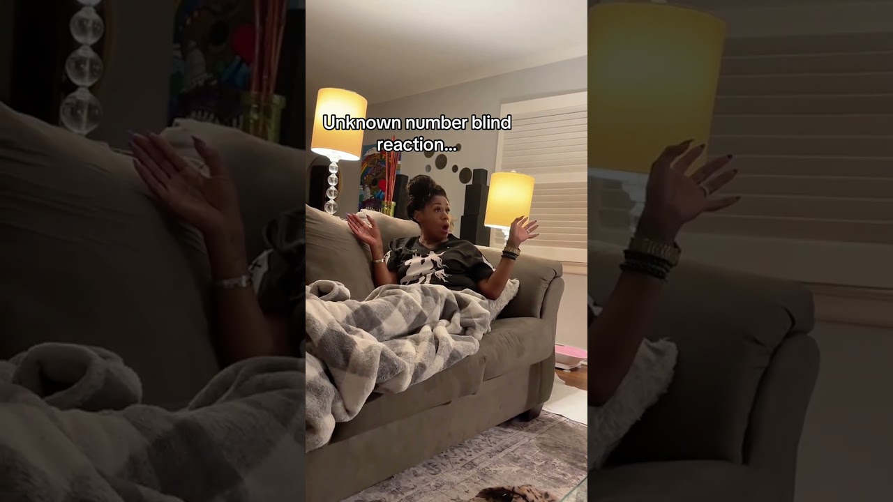 Blind reaction to unknown number