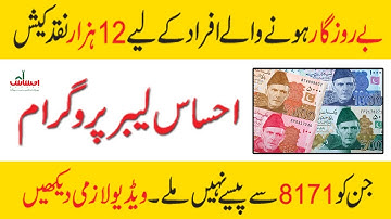 Ehsaas labour program Apply| ehsaan Amdan|12000 rupees|online apply|ehsaas rigistration|In Urdu