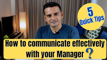 How to communicate effectively with your manager. | Project Management Tips | Amit Mathur