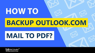 Backup Outlook.com Mail to PDF Documents for Printing Online Outlook Emails