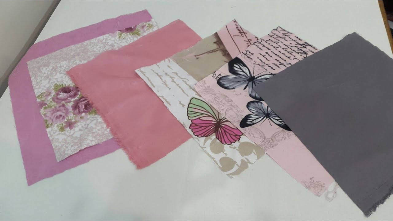 فكرة من المربعات المقصوصة من درا أوس  تنفع تكون مشروع رأس مال شبه منعدم(ج3) diy fabric scraps idea