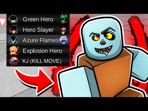 I Unlocked a OP KJ KILL MOVE in Roblox Heroes Battlegrounds