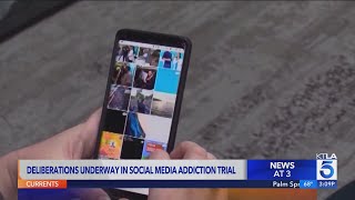 Jury deliberations underway in landmark social media addiction trial