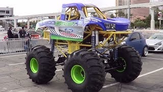 A mini monster truck i shot at sema 2013....every kid should have
one...including me!!!....very cool....check it out!!!...make sure you
follow me so that you...