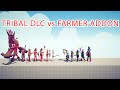 TRIBAL DLC Team vs FARMER ADDON Team - Totally Accurate Battle Simulator TABS