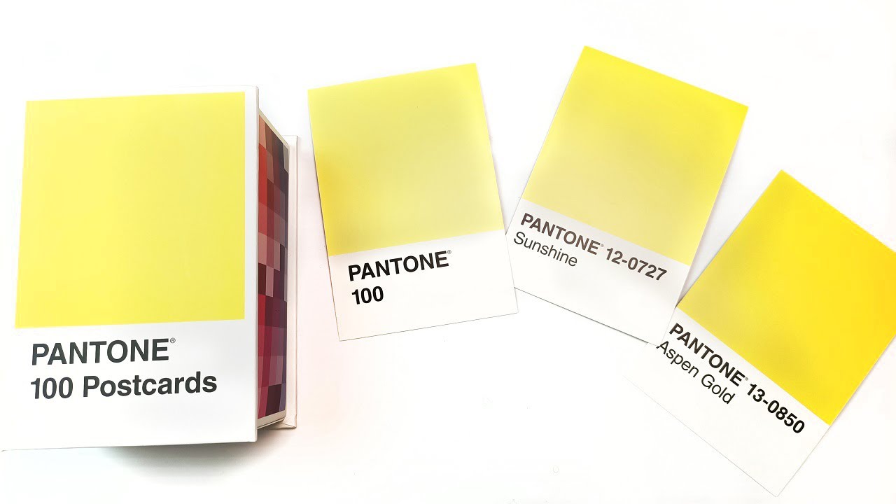 Pantone Postcard Box