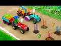 DIY How To Make Mini ANIMALS BARN CONTRUCTION | Diy Tractor CONTRUCTION MACHINE | DA Diy Tractor