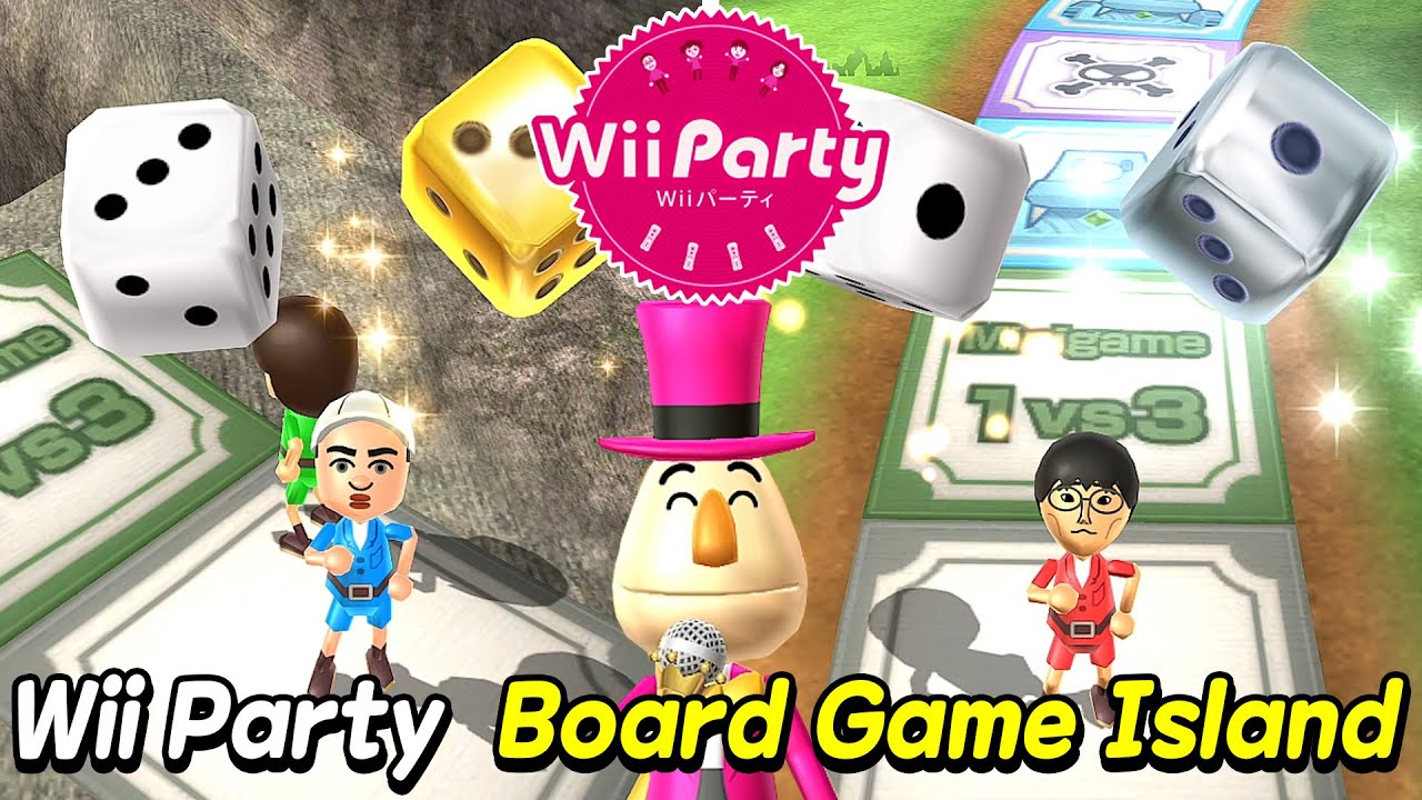 Wii Party Board Game Island Gameplay Advanced Com David Vs Ren Vs Hiromi Vs Fritz Alexgamingtv