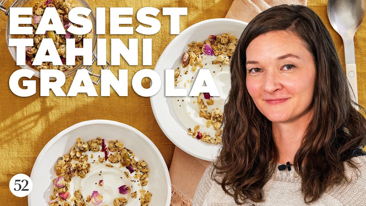 The Fastest, Easiest Tahini Granola   Genius Recipes with Kristen Miglore