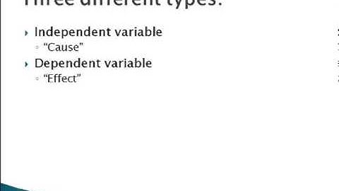 Psychology 101: The Experiment Part One (Variables)