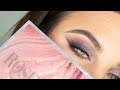 HUDA BEAUTY ROSE QUARTZ | MAKE GREEN EYES POP!